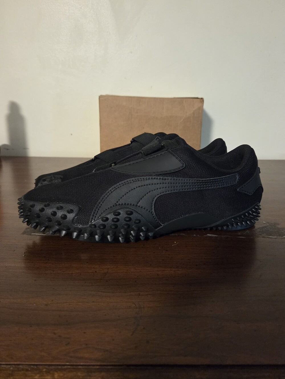 Puma Mostro OG Prime Casual Shoes Triple Black 403206-04 Men's 9.5 NWOB